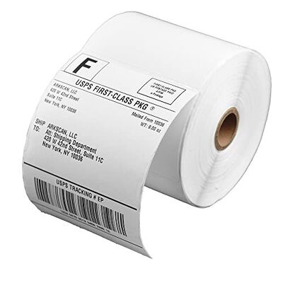 100x150mm Thermal Shipping Label Stickers 75gsm Waterproof for Crisp Printing