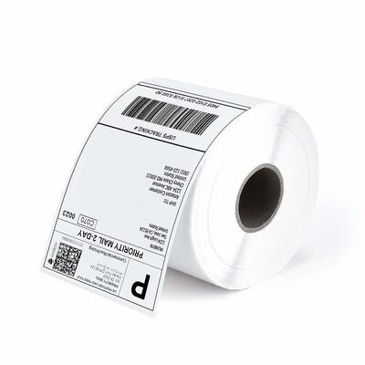 75gsm Direct Thermal Label Permanent Adhesive for Waterproof Shipping