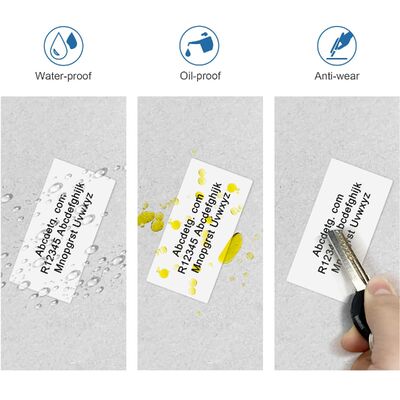 Strong Adhesive Shipping Label Stickers Waterproof for Direct Thermal Printing