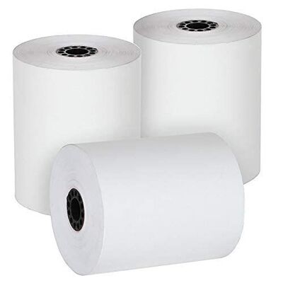 POS Thermal Cash Register Paper Roll White 50g-70g GSM 57x50mm