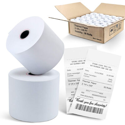 Printing Atm Pos Thermal Paper Roll 80x80 80x70 57x40mm for Supermarket Bank