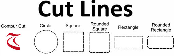 Custom PVC Die Cut Vinyl Stickers Holographic UV Proof Waterproof White