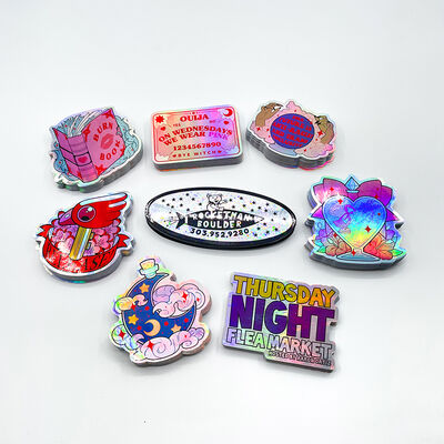 PVC Vinyl Die Cut Stickers Adhesive Waterproof Customized Printing