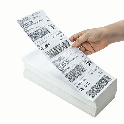 Direct Thermal Fanfold Shipping Labels 4x6 with 70gsm Grammage