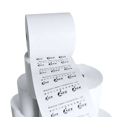 100% Wood Pulp Thermal Label Paper 80x80mm for Cash Register Printers