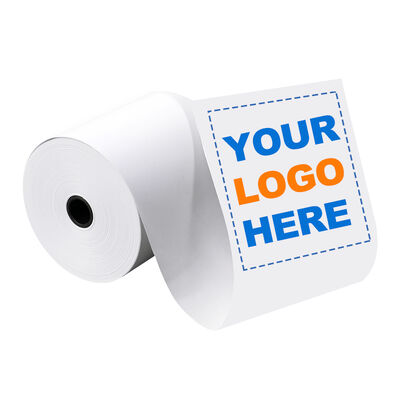 Custom LOGO Thermal Paper Roll 80x80mm 57x40mm for POS Machine Bank ATM