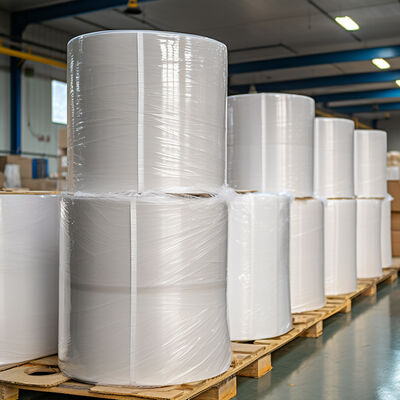 Glassine Silicone Self Adhesive Film For Supermarket Packaging