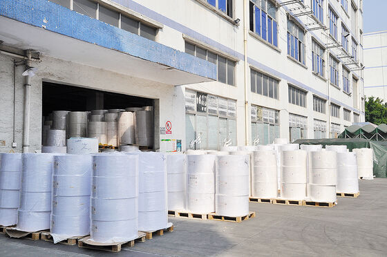 Yellow Jumbo Glassine Roll Silicone Coated Release Paper 40g 58g 60g 70g for Label