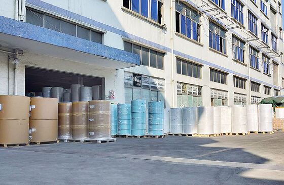 Yellow Jumbo Glassine Roll Silicone Coated Release Paper 40g 58g 60g 70g for Label