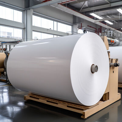 Glassine Silicone Release Paper Jumbo Roll Customizable Size White / Yellow / Blue