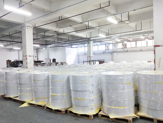 Digital Printing Silicon Glassine Release Paper Blue / Yellow / White for Stickers