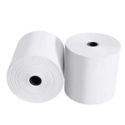3 Ply Carbonless Paper Roll 100% Wood Pulp 92%-100% Brightness For POS Machines