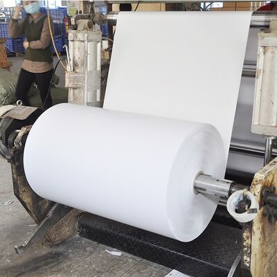 Customizable Jumbo Glassine Paper Roll Waterproof PE Double Side Silicone Coated