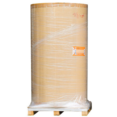 PE Coating Glassine Paper Thermal Jumbo Roll 1080/1224/1525 mm for Packaging