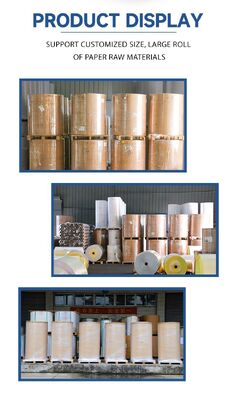 Industrial Silicon Release Paper Wood Virgin Pulp Style for Stickers