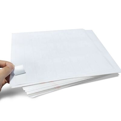 Custom 100% Wood Pulp A4 Label Stickers 210x297mm for Barcode Printing