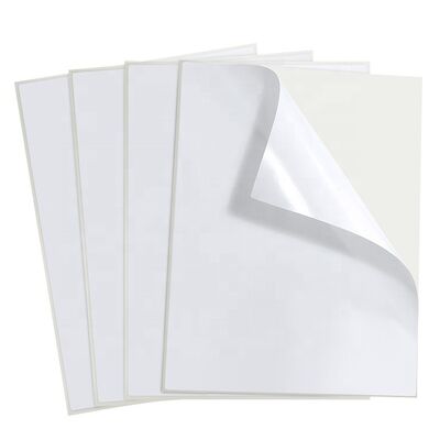Custom Size A4 Self Adhesive Inkjet Printing Labels 210x297mm Waterproof