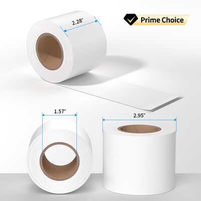 70gsm 75gsm Linerless Thermal Label 58mm for Retail / Warehousing