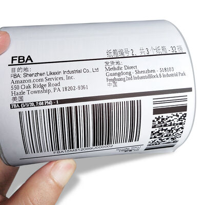 Printing 3 Top Thermal Shipping Label Stickers 500 PCS/Roll Customized