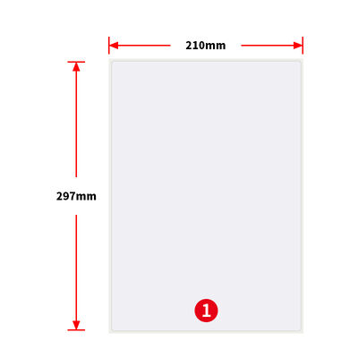 Matter A4 Self Adhesive Printer Paper 148gsm Customizable For Shipping