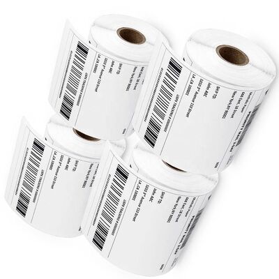 Customized Barcode Sticker Label For Large Address Pre Printed