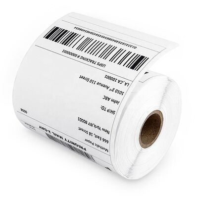 Customized Barcode Sticker Label For Large Address Pre Printed