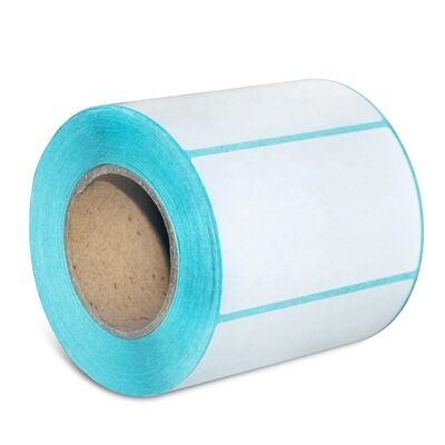 Custom Adhesive Barcode Label Paper Roll for Thermal Label Printers
