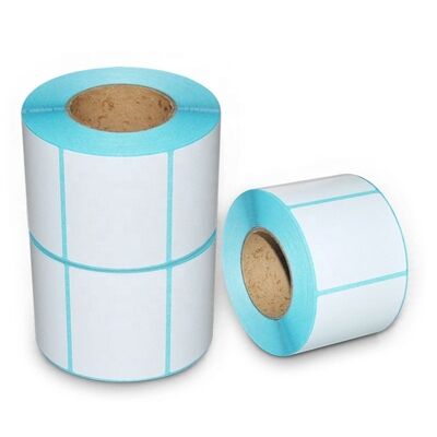 Custom Adhesive Barcode Label Paper Roll for Thermal Label Printers