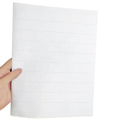 Wood Free Paper A4 Adhesive Labels 70 GSM Customized OEM