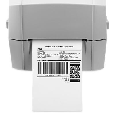 4x6 Fold 3 Layer Barcode Shipping Label Stickers Roll Customized for Logistics