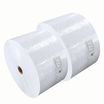 Thermal Transfer Jumbo Label Paper Roll Semi Gloss Art Paper Self Adhesive 80gsm