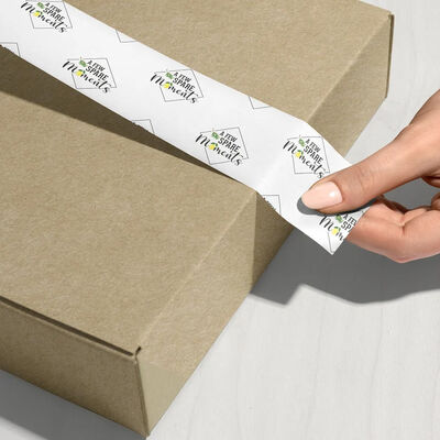 Customized Round Thank You Roll Stickers Waterproof