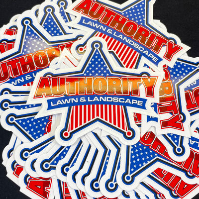 Holographic Vinyl Custom Die Cut Sticker Sheet Waterproof Cartoon Sticker Adhesive Label