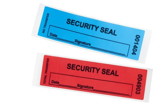 High Security Tamper Evident Label Authentic Hologram Stickers Vinyl Adhesive