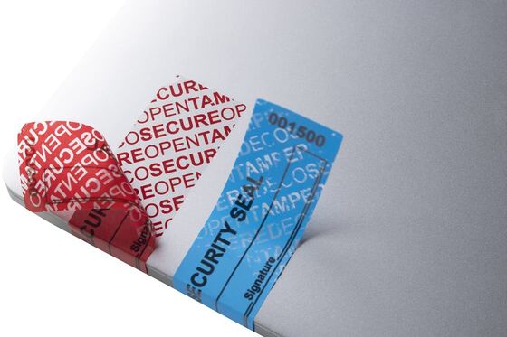 High Security Tamper Evident Label Authentic Hologram Stickers Vinyl Adhesive