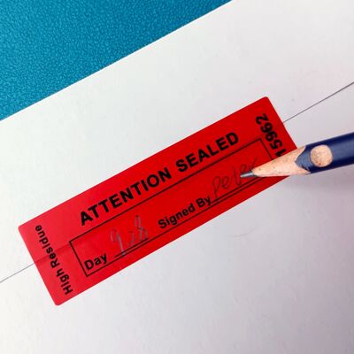 Vinyl VOID Tamper Evident Label Laser Hologram for iPhone Packaging Box