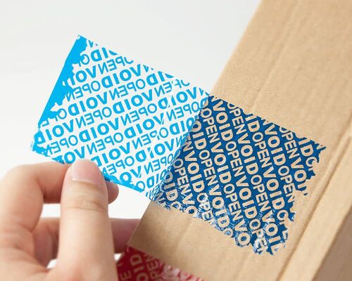 Vinyl VOID Tamper Evident Label Laser Hologram for iPhone Packaging Box