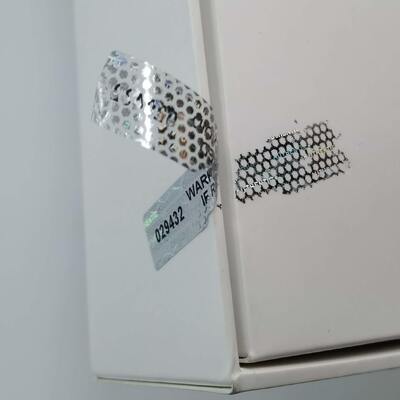 Semi Transfer Tamper Proof Seal Stickers Open Void Label for Perfume Cosmetic