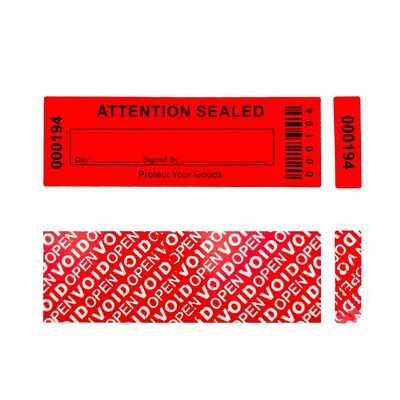 Custom Hologram Tamper Evident Sticker Void Security Seal Packaging Labels