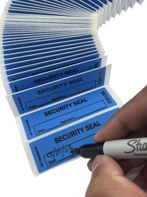 Anti Theft PET Tamper Evident Labels for Anti Counterfeit Packaging Sealing