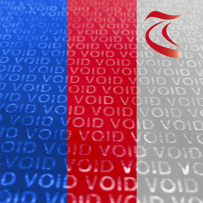 Custom VOID 3D Hologram Gold Tamper Evident Sticker Anti Counterfeiting