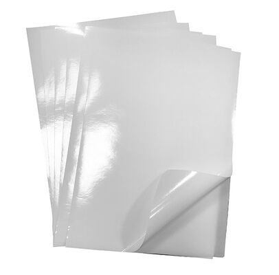 Adhesive A4 Label Stickers Waterproof Printable Customized