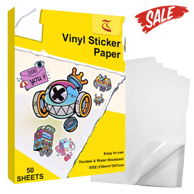 Matter A4 Self Adhesive Printer Paper 148gsm Customizable For Shipping