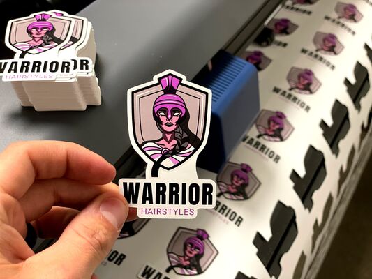 Self Adhesive Die Cut Stickers Custom PVC Labels UV Resist Weatherproof