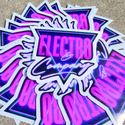 Waterproof UV Protection Custom Logo Die Cut Stickers