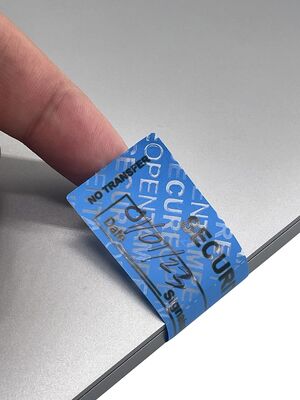 Custom Logo QR Code Hologram Sticker Roll